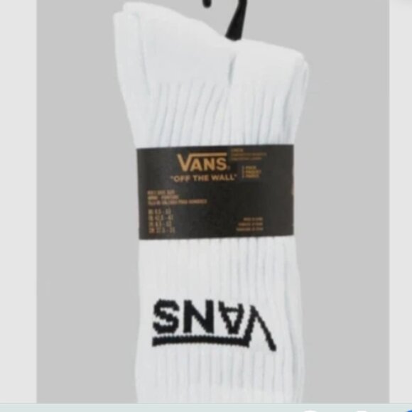 VANS 9 Pairs (3 Packs of 3) Classic Off the Wall Cotton Crew Socks 9.5-13 - Picture 1 of 2